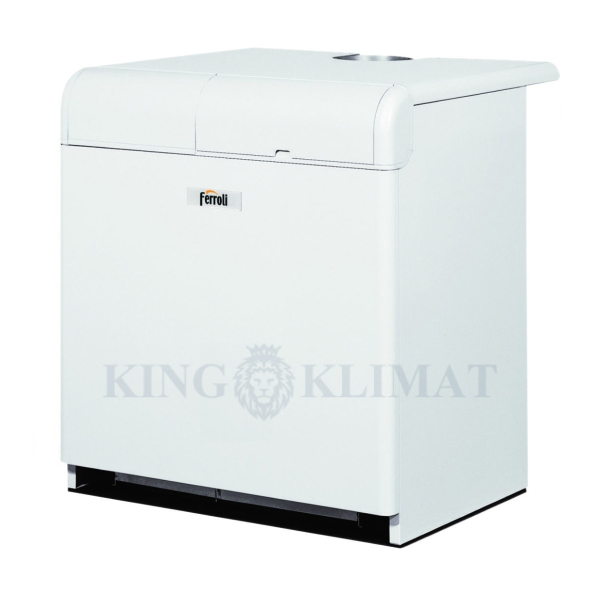 Котел газовый Ferroli PEGASUS 87 2S с чугунным теплообменником, напольный, 1 конт., откр.кам.сгор.