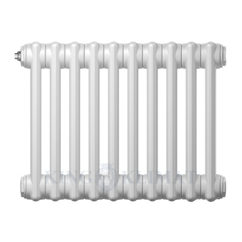 Радиатор трубчатый Zehnder Charleston Retrofit 3037, 26 сек.1/2 бок.подк. RAL9016 (кроншт.в компл)