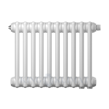 Радиатор труб. Zehnder Charleston 2050, 32 сек.1/2 ниж.подк. RAL9016 (кроншт.в компл)